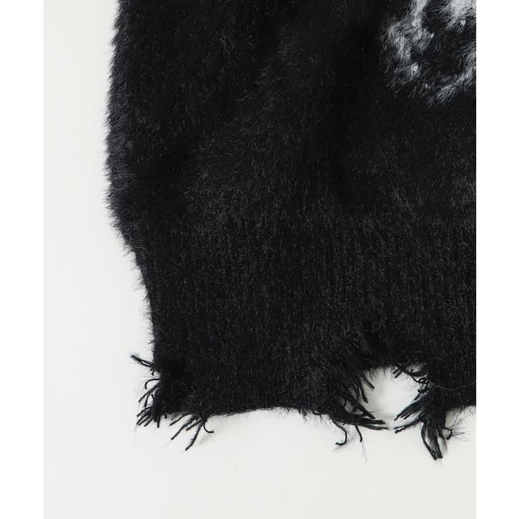 バタフライダメージニット | WEGO【WOMEN】 | 詳細画像6 