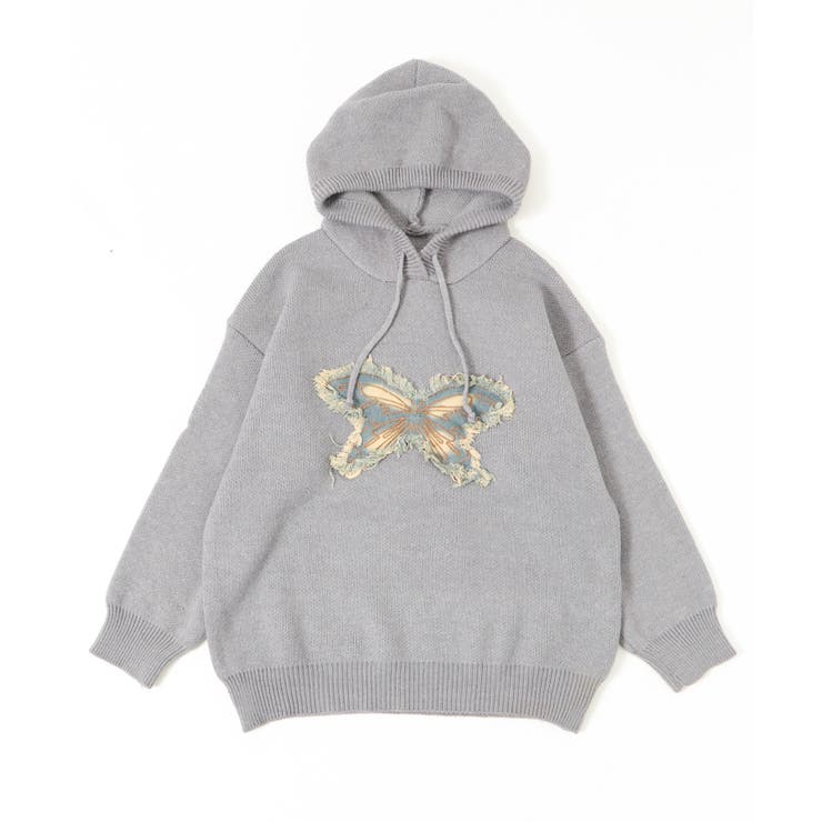 バタフライニットパーカー | WEGO【WOMEN】 | 詳細画像7 