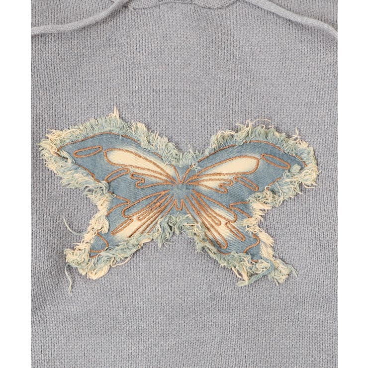 バタフライニットパーカー | WEGO【WOMEN】 | 詳細画像10 