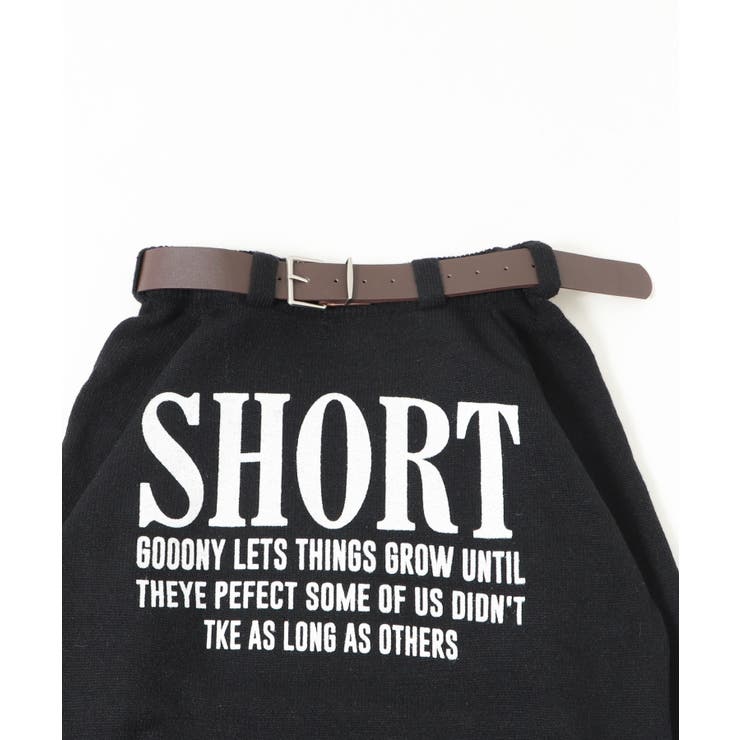 ベルトオフショルロゴニット | WEGO【WOMEN】 | 詳細画像3 