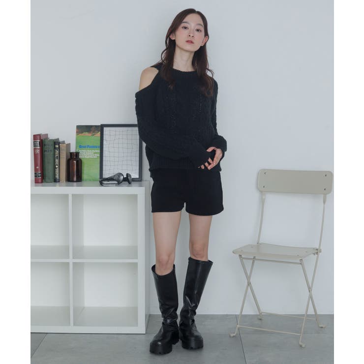 ショルダーケーブルニット | WEGO【WOMEN】 | 詳細画像20 