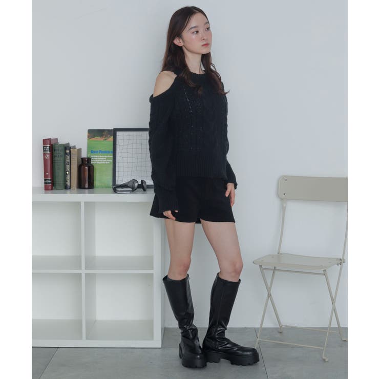 ショルダーケーブルニット | WEGO【WOMEN】 | 詳細画像21 