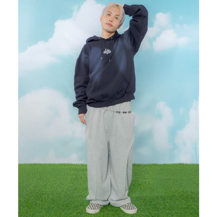 ハートモチーフプルパーカー | WEGO【MEN】 | 詳細画像8 