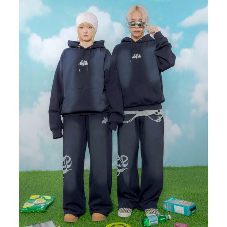 ハートモチーフプルパーカー | WEGO【MEN】 | 詳細画像22 