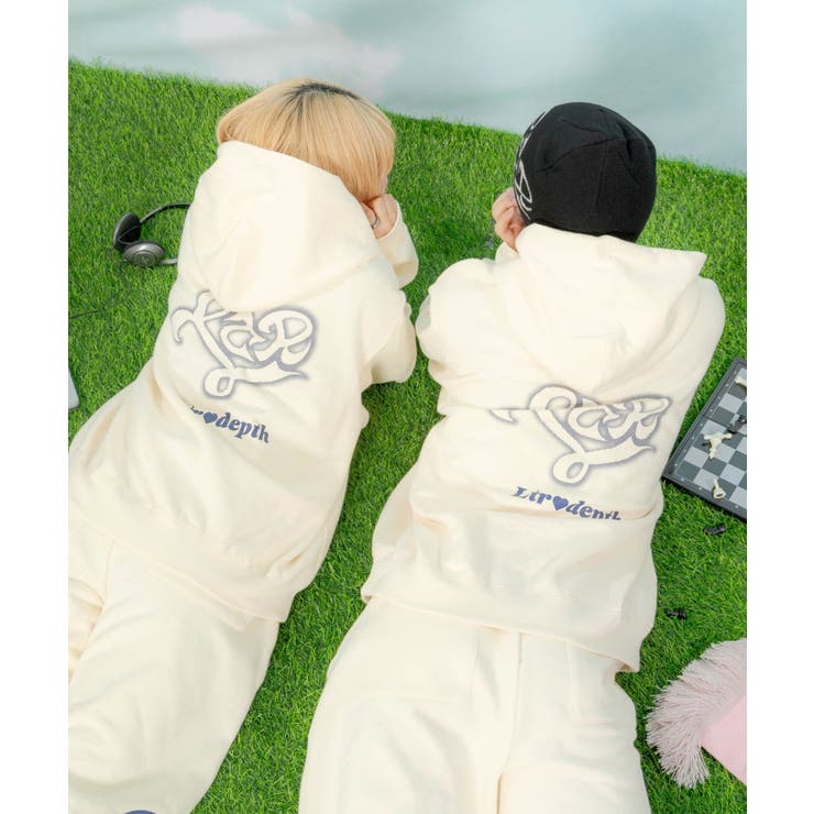 ハートモチーフプルパーカー | WEGO【MEN】 | 詳細画像34 