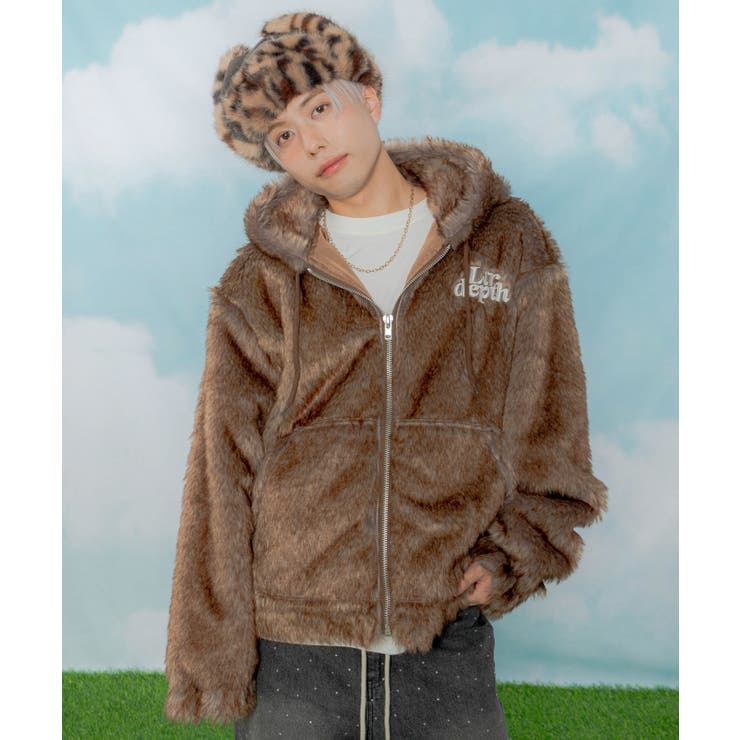 ファーフードロゴブルゾン | WEGO【MEN】 | 詳細画像13 