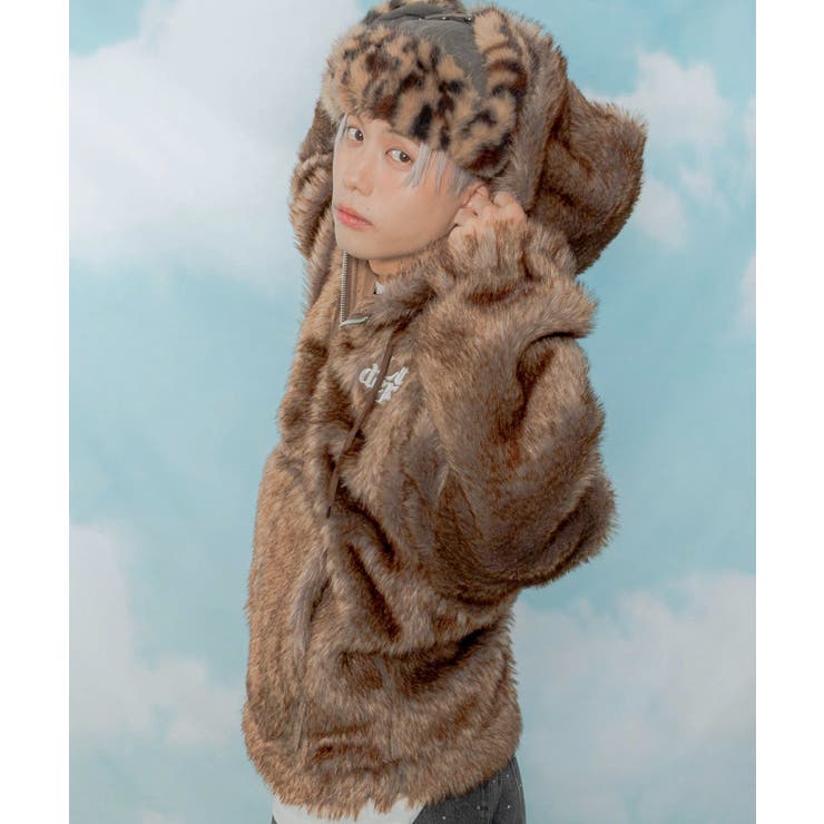 ファーフードロゴブルゾン | WEGO【MEN】 | 詳細画像15 