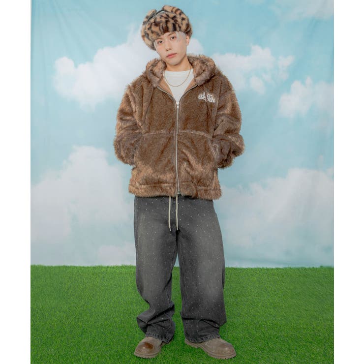 ファーフードロゴブルゾン | WEGO【MEN】 | 詳細画像16 