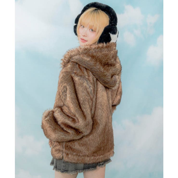 ファーフードロゴブルゾン | WEGO【MEN】 | 詳細画像18 