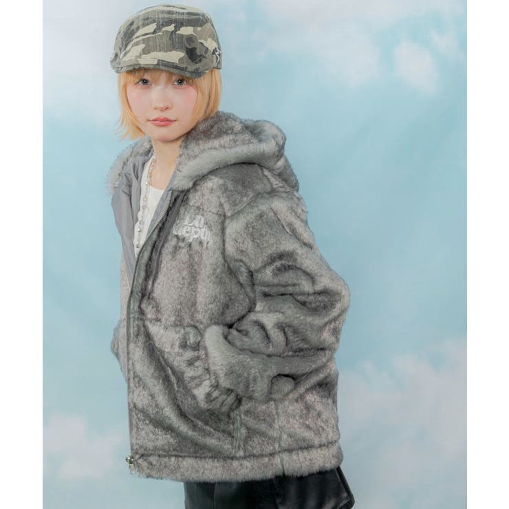 ファーフードロゴブルゾン | WEGO【MEN】 | 詳細画像30 