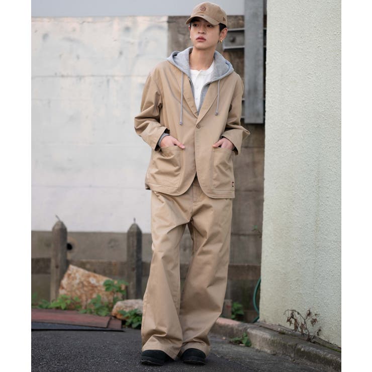 別注RED KAPタックワイドチノパンツ | WEGO【MEN】 | 詳細画像13 