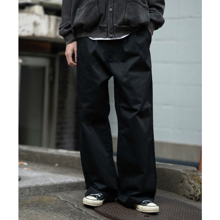 別注RED KAPタックワイドチノパンツ | WEGO【MEN】 | 詳細画像17 