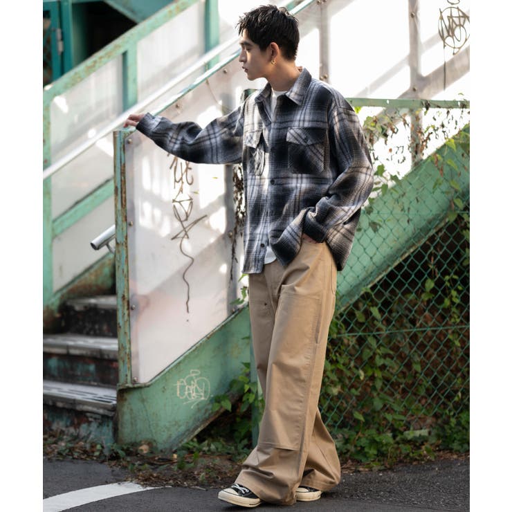 別注RED KAPダブルニーチノパンツ | WEGO【MEN】 | 詳細画像14 