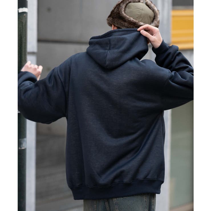 カレッジロゴボアパーカー | WEGO【MEN】 | 詳細画像16 