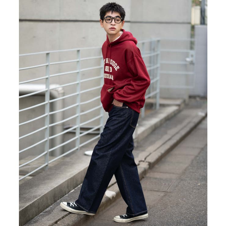 カレッジロゴボアパーカー | WEGO【MEN】 | 詳細画像26 