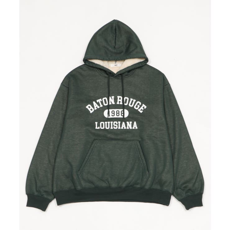 カレッジロゴボアパーカー | WEGO【MEN】 | 詳細画像28 