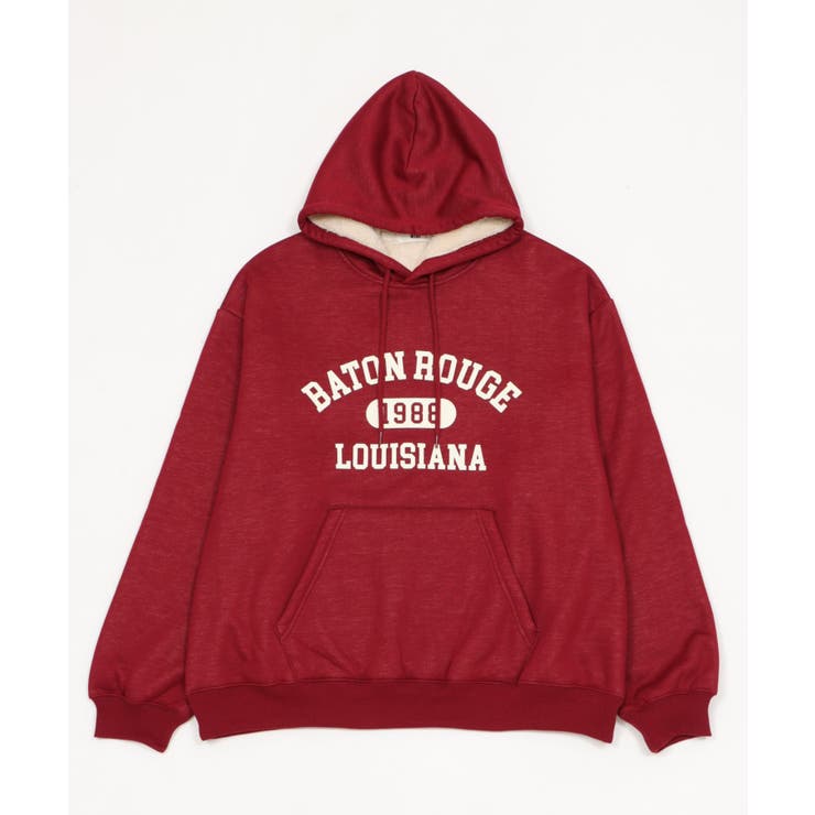 カレッジロゴボアパーカー | WEGO【MEN】 | 詳細画像29 