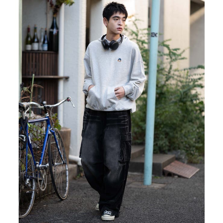 ワンポイント刺繍プルパーカー | WEGO【MEN】 | 詳細画像7 