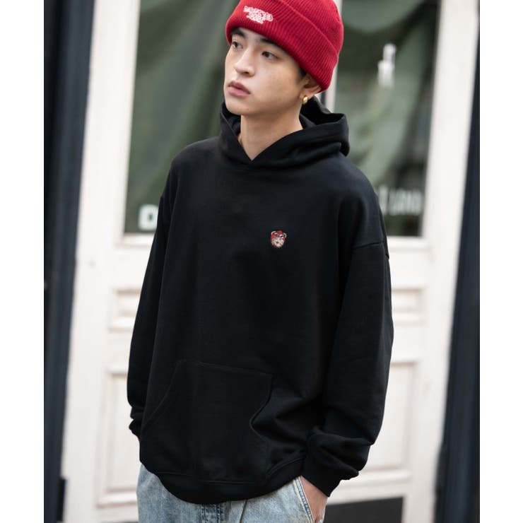 ワンポイント刺繍プルパーカー | WEGO【MEN】 | 詳細画像28 