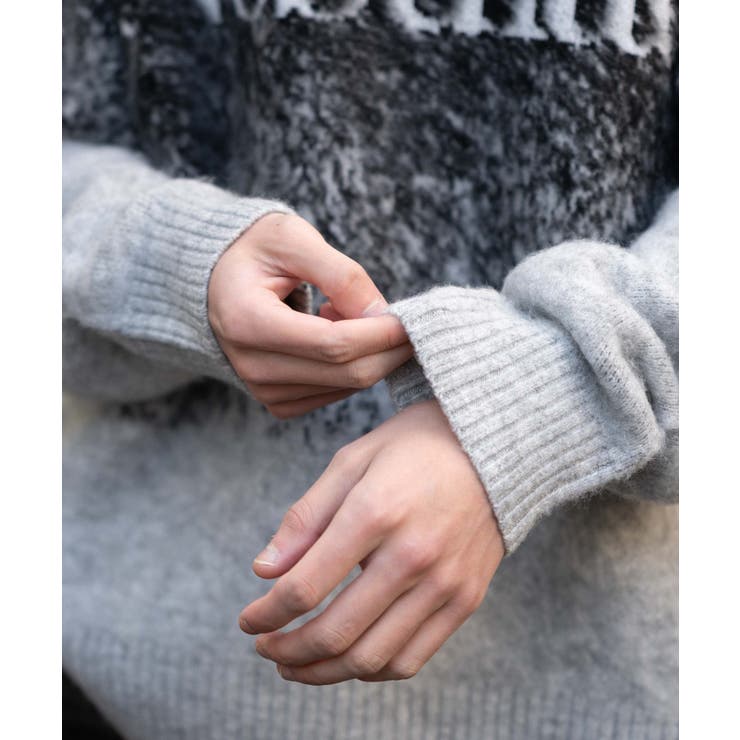 ファジーグラデーションプルオーバー | WEGO【MEN】 | 詳細画像8 