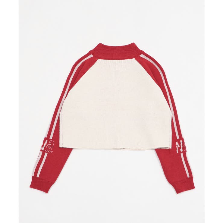 ハーフジップロゴラグランニットプルオーバー | WEGO【WOMEN】 | 詳細画像13 