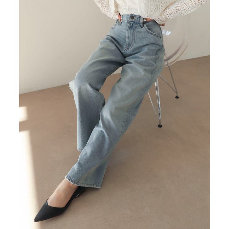 デニム淡加工色 | ストレートデニムパンツ | WEGO【WOMEN】