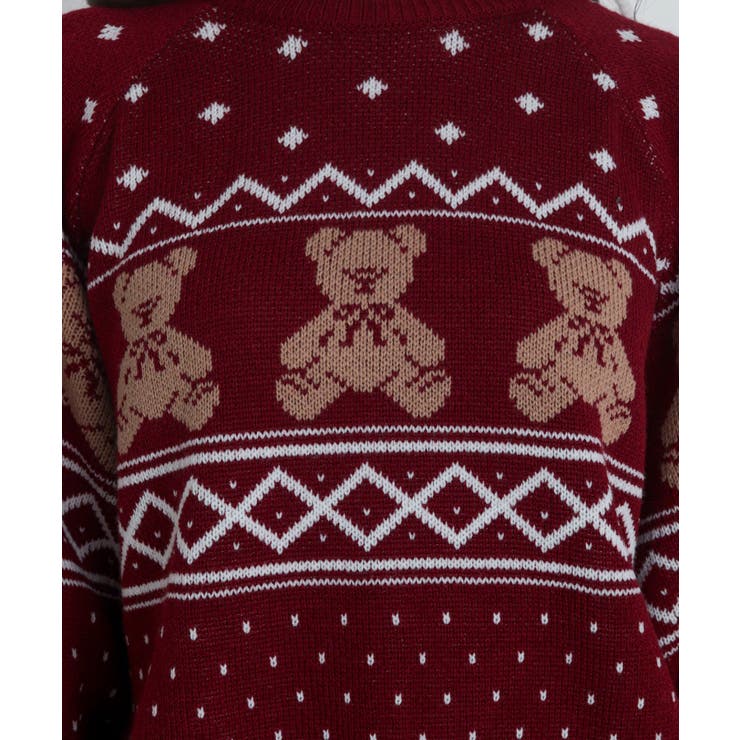 ノルディックベアニットプルーバー | WEGO【WOMEN】 | 詳細画像5 