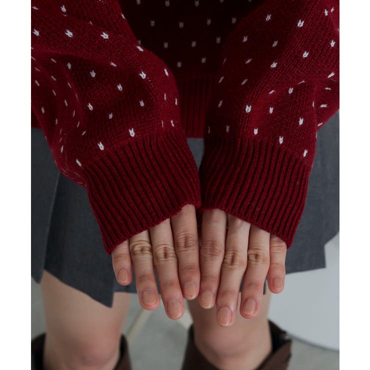 ノルディックベアニットプルーバー | WEGO【WOMEN】 | 詳細画像6 