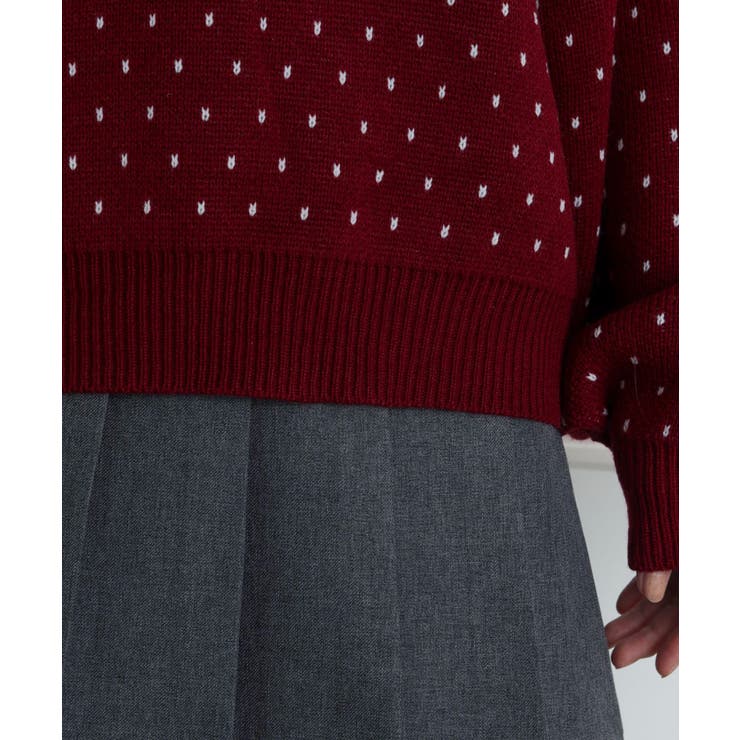 ノルディックベアニットプルーバー | WEGO【WOMEN】 | 詳細画像7 