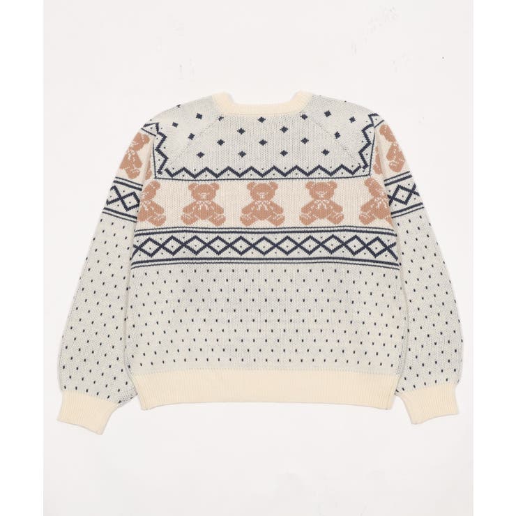 ノルディックベアニットプルーバー | WEGO【WOMEN】 | 詳細画像26 