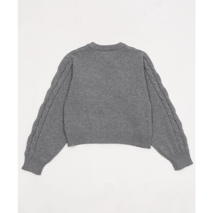 チュールリボンケーブルニット | WEGO【WOMEN】 | 詳細画像24 