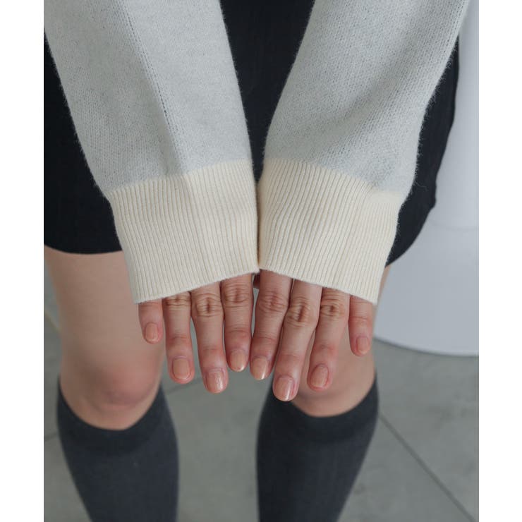 シャツドッキングジャガードニット | WEGO【WOMEN】 | 詳細画像5 