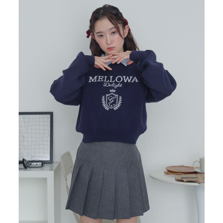 シャツドッキングジャガードニット | WEGO【WOMEN】 | 詳細画像11 