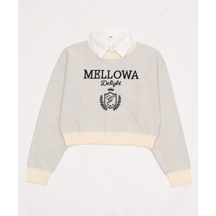 シャツドッキングジャガードニット | WEGO【WOMEN】 | 詳細画像20 