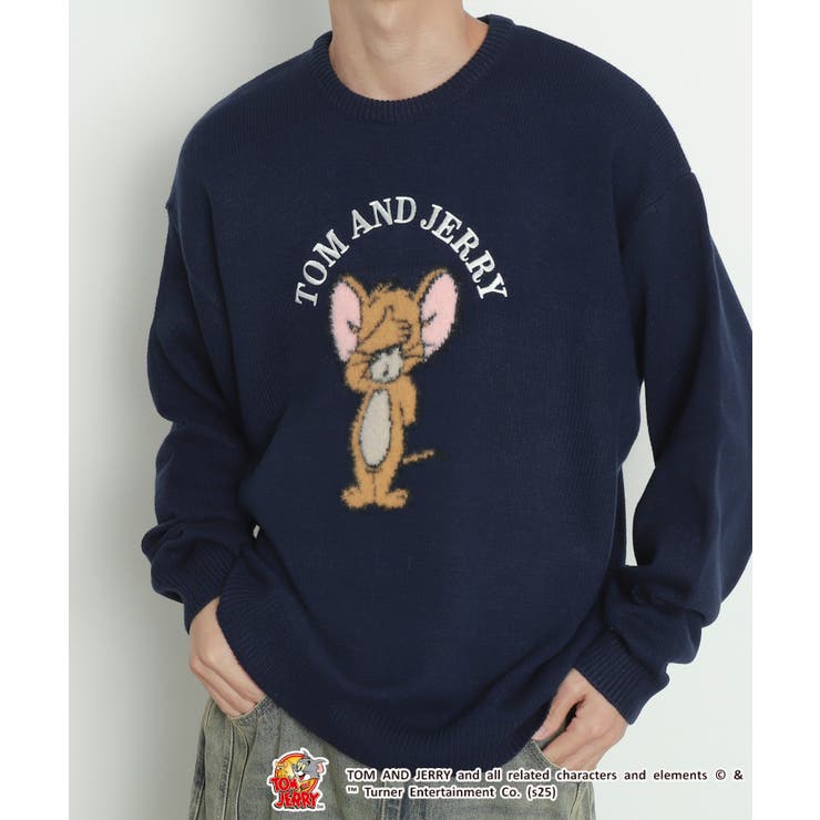 JERRY シャギージャガードニット | WEGO【MEN】 | 詳細画像5 