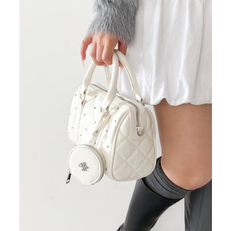 ポーチ付きキルティングボストンショルダー | WEGO【MEN】 | 詳細画像5 