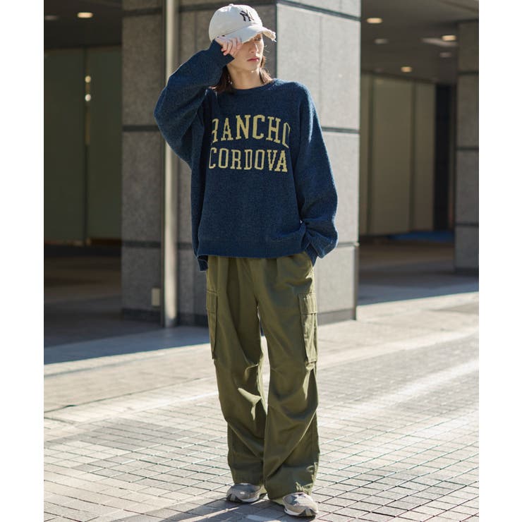 ベロアモールグラフィックプルオーバー | WEGO【MEN】 | 詳細画像5 