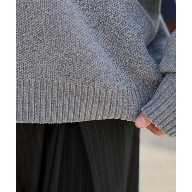 ベロアモールグラフィックプルオーバー | WEGO【MEN】 | 詳細画像13 