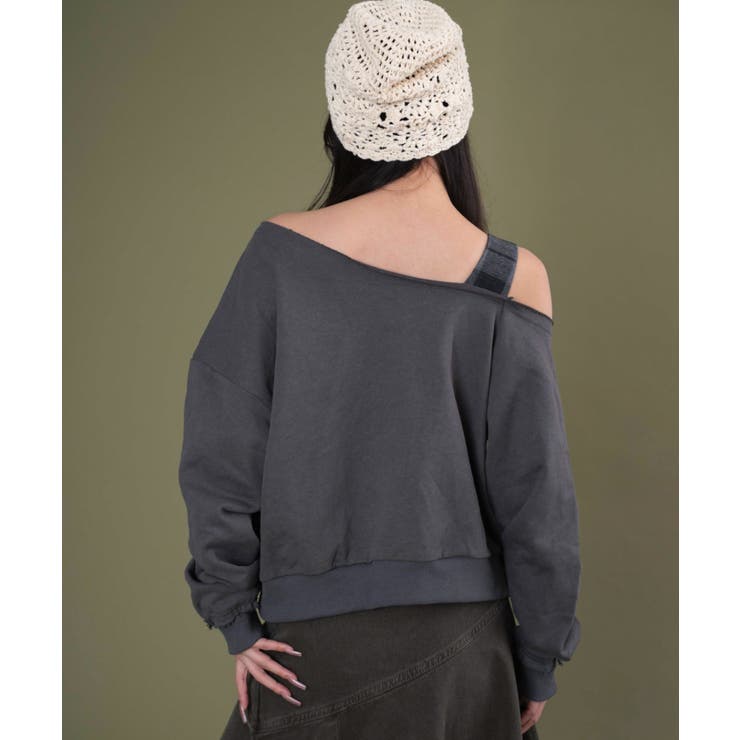 チェックワンショルダースウェット | WEGO【WOMEN】 | 詳細画像8 