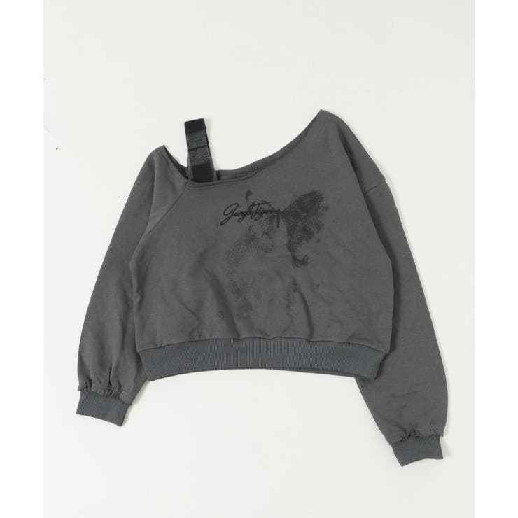 チェックワンショルダースウェット | WEGO【WOMEN】 | 詳細画像10 