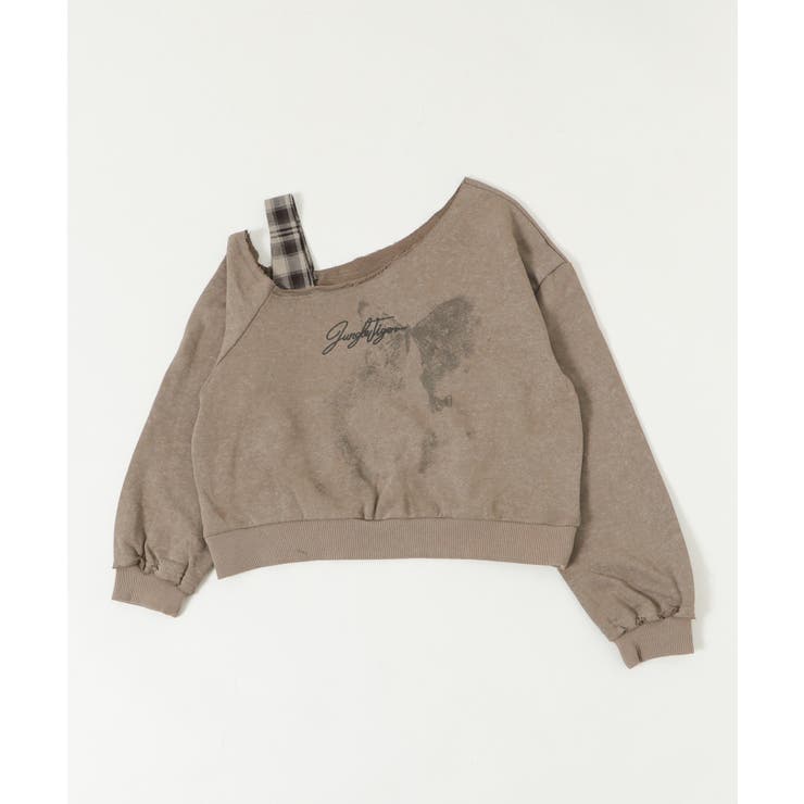 チェックワンショルダースウェット | WEGO【WOMEN】 | 詳細画像17 