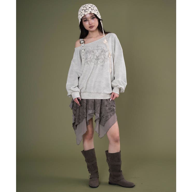 ダメージヘムスカート | WEGO【WOMEN】 | 詳細画像7 