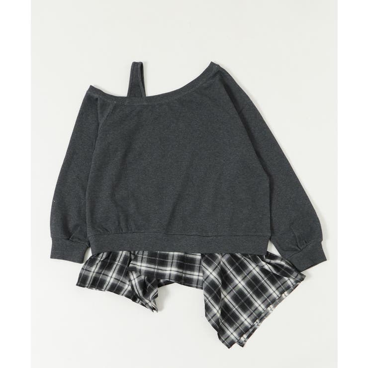 チェックヘムグラフィックワンショルダー | WEGO【WOMEN】 | 詳細画像11 