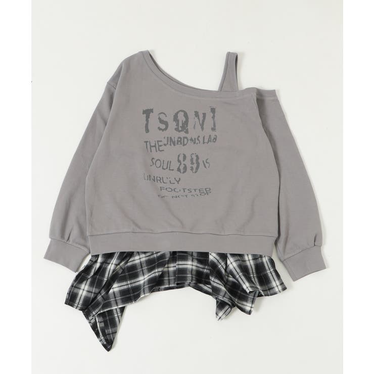 チェックヘムグラフィックワンショルダー | WEGO【WOMEN】 | 詳細画像16 