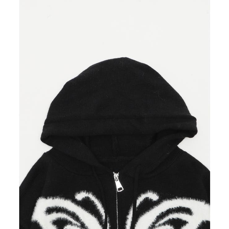 バタフライWジップニットパーカー | WEGO【WOMEN】 | 詳細画像13 