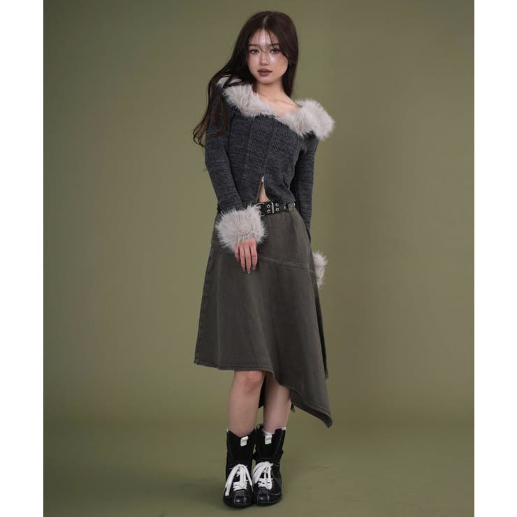 ベルト付きヘムスカート | WEGO【WOMEN】 | 詳細画像6 