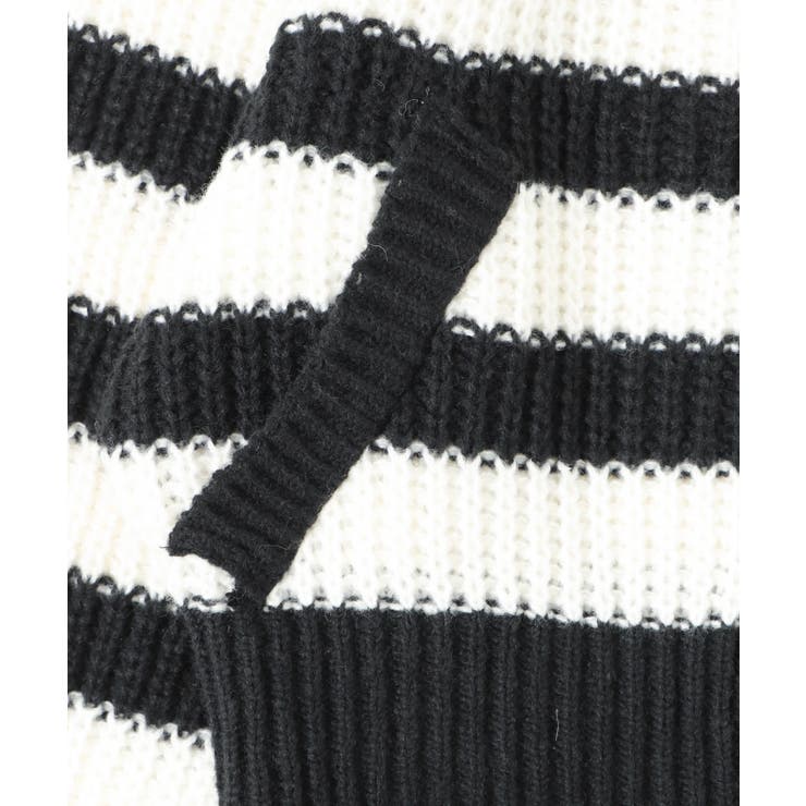 ダメージボーダーZIPニット | WEGO【WOMEN】 | 詳細画像11 