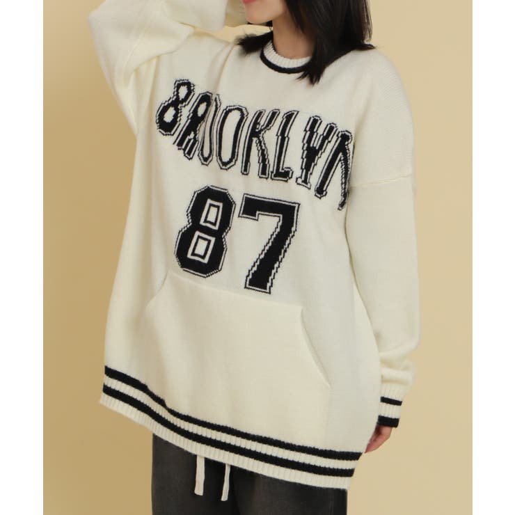 ホワイト | BLOOKLINニット | WEGO【WOMEN】