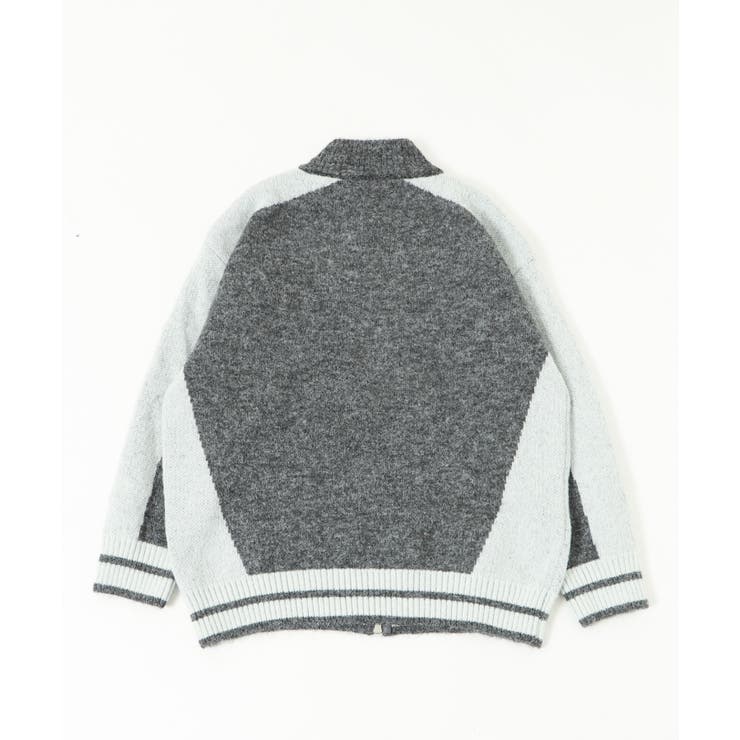 バイカラースポロゴニットトラックジャケット | WEGO【WOMEN】 | 詳細画像8 