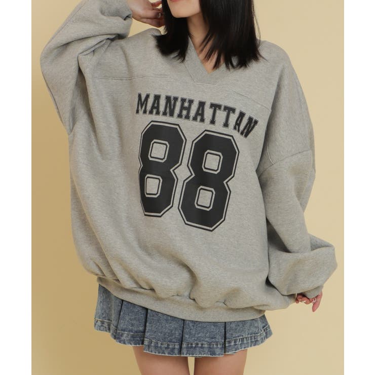 ゲームロゴビッグスウェット | WEGO【WOMEN】 | 詳細画像1 